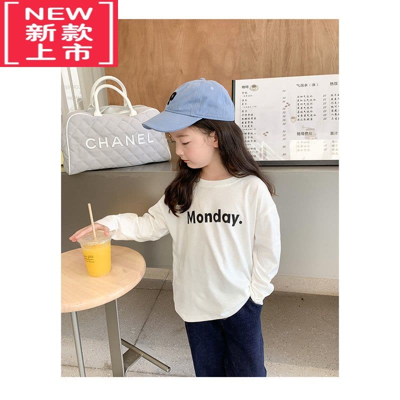 可莉允女童甜美气质彩虹针织毛衣开衫外套2022秋款小女孩洋气上衣潮童装图片