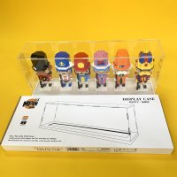 小兵积木钻石查胡桃微型小克拉夹子拼装颗粒拼装积木玩具儿童 长展示盒(不包含小兵)