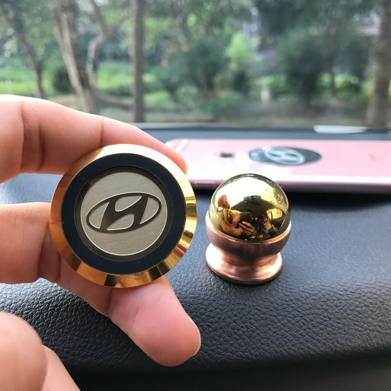 现代领动IX25朗动途胜IX35名图悦动悦纳磁性吸盘式汽车载手机支架