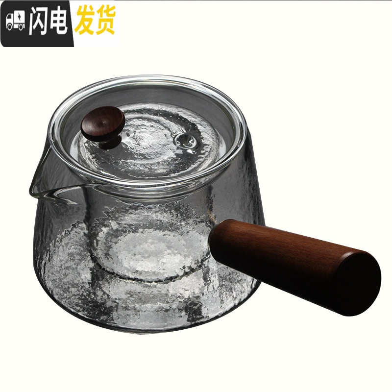 三维工匠玻璃茶壶可高温加厚烧水壶蒸茶壶煮茶器家用煮茶泡茶壶功夫茶具 侧把企鹅壶900