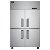 澳柯玛（AUCMA） VC-950A2 大二门陈列柜 商用立式冷冻柜大容量餐饮店后厨专用厨房柜 不锈钢厨房冰箱