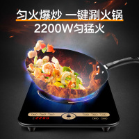 苏泊尔(SUPOR)电磁炉家用多功能一键猛火大面板 2200W大火力大功率火锅炒菜炒锅+汤锅C22-IH91