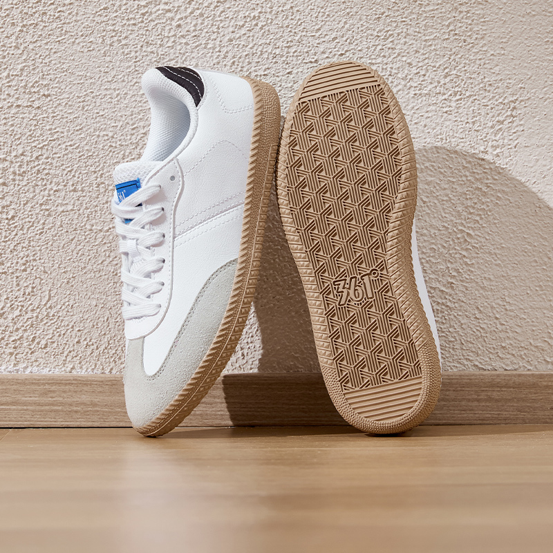 361°德训鞋女鞋新款鞋子T头鞋百搭休闲鞋帆布鞋女款板鞋高清大图