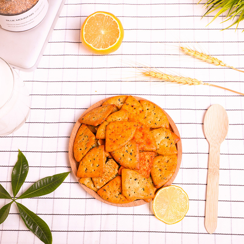 亿鸣披萨饼干黑椒海盐味85g 非油炸