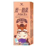 统一奶茶巧克力口味饮料250ml*24盒整箱 可爱星期版