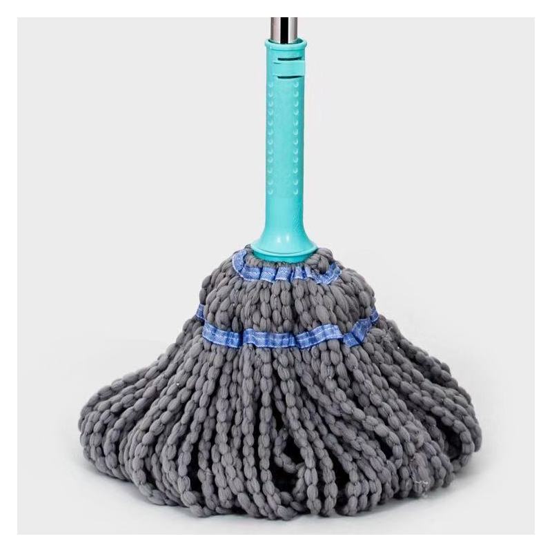 鱼丸拖把免手洗自拧水拖把旋转拖把地拖家用墩布不锈钢杆挤水地拖拖布