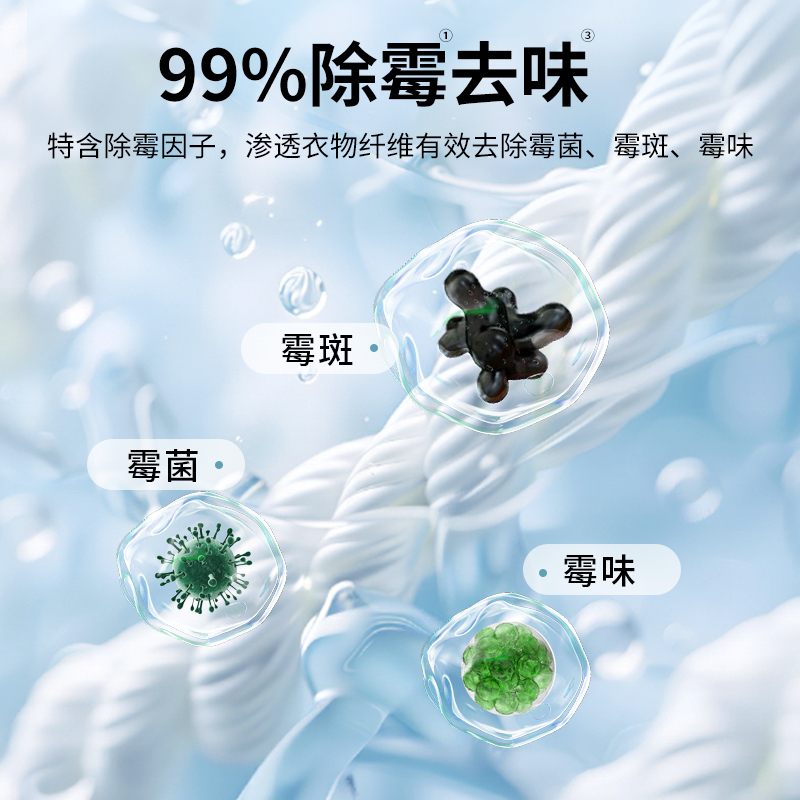 立白小白白活氧泡泡粉450g白衣亮白彩衣鲜艳除菌除螨祛味高清大图