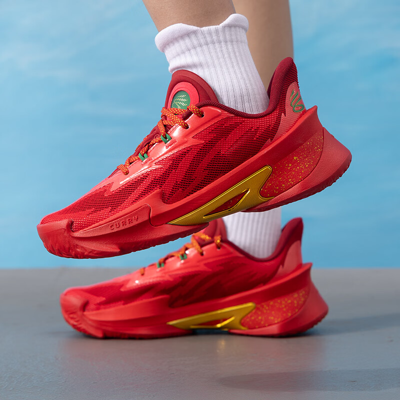 安德玛(Under Armour)UA男鞋女鞋运动鞋缓震舒适比赛训练时尚潮流篮球鞋3027983-600 ZP高清大图