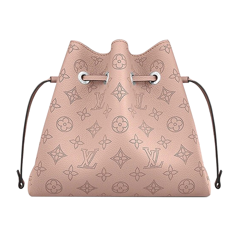 louis vuitton 路易威登 bella系列镂花穿孔皮革lv女斜挎包女单肩水桶