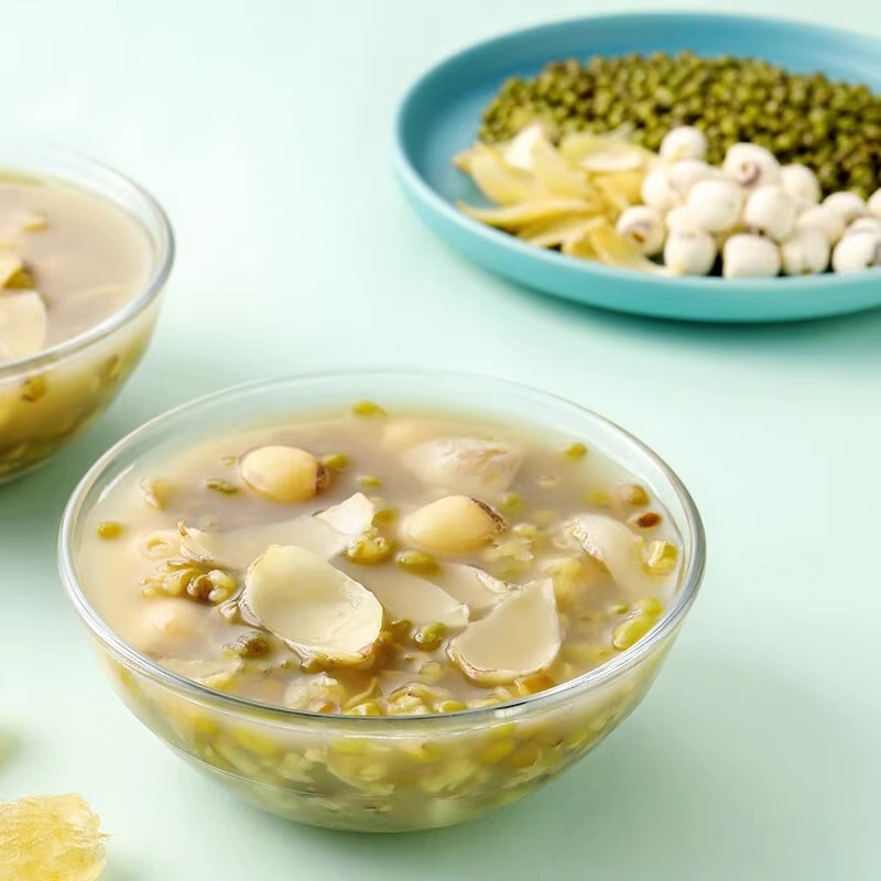 十月稻田一夏清凉礼盒1.55kg莲子绿豆银耳百合干山药核桃粥高清大图