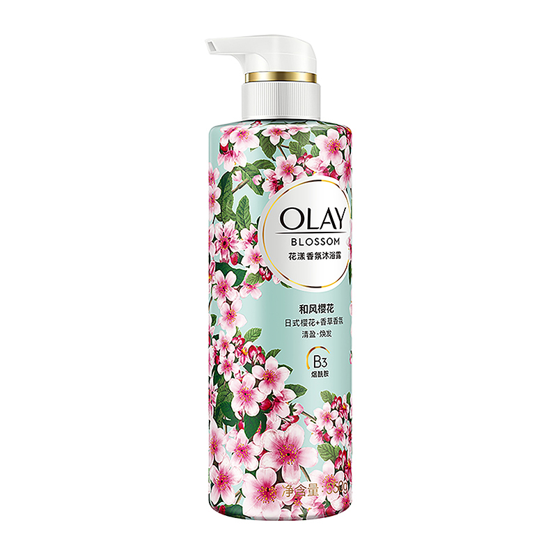 Olay花漾香氛沐浴露和风樱花550克