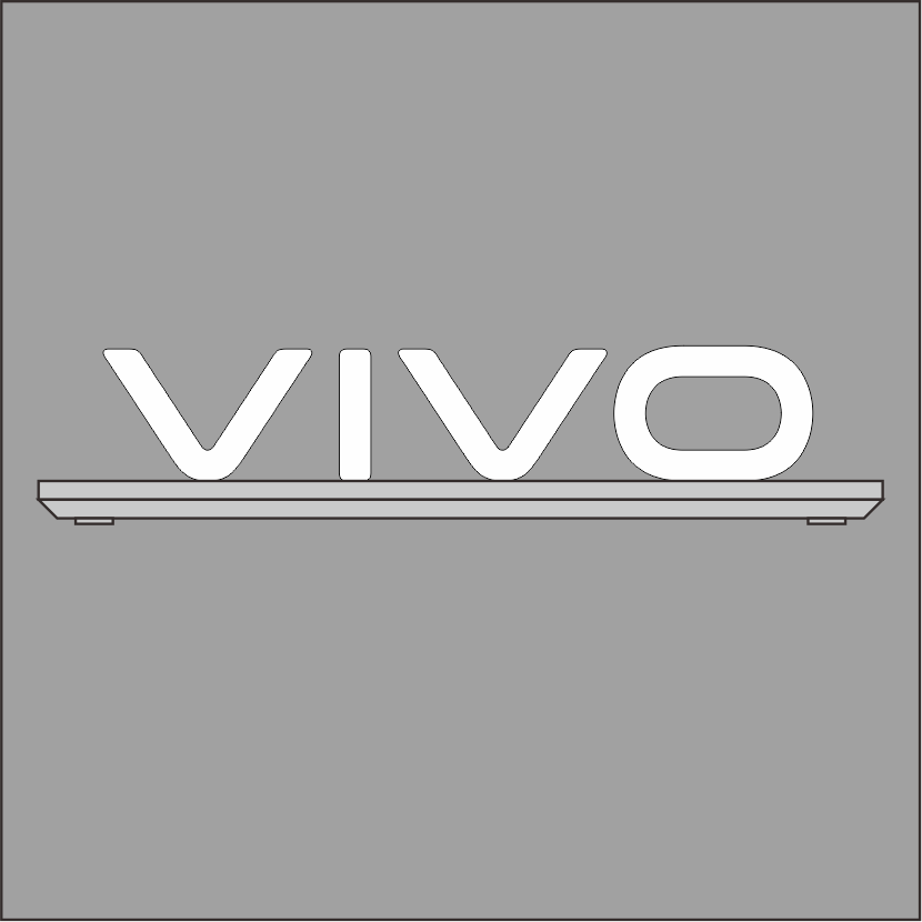 vivo 3C展台 树脂发光字（含底座） 百和仕高清大图