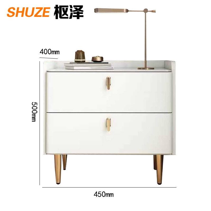 枢泽 床头柜 储物柜 450*400*500mm 个