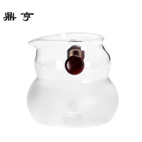 鼎亨玻璃公道杯功夫茶具配件分茶器透明耐热公杯工道茶杯功道小号
