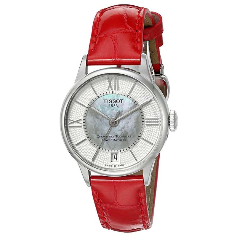 天梭(tissot) chemin des tourelles 女士机械手表 t0992071611800