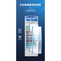 星星(XINGX)LSC-373GB商用冰柜立式玻璃门展示柜超市饮料陈列柜单门冷柜冷藏保鲜柜便利店啤酒饮料柜