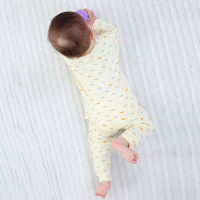 亿婴儿 纯棉婴儿衣服肩开扣内衣套装新生儿衣服睡衣宝宝四季秋衣秋裤2172