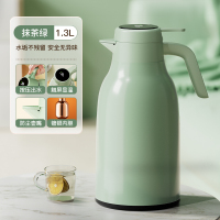 梦创2L保温水壶家用保温壶大容量暖水壶办公室玻璃内胆保温热水壶