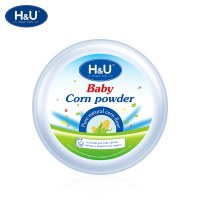 爱趣优H&U 婴儿天然玉米爽身粉120克HU痱子粉舒缓吸湿缓解瘙痒不适