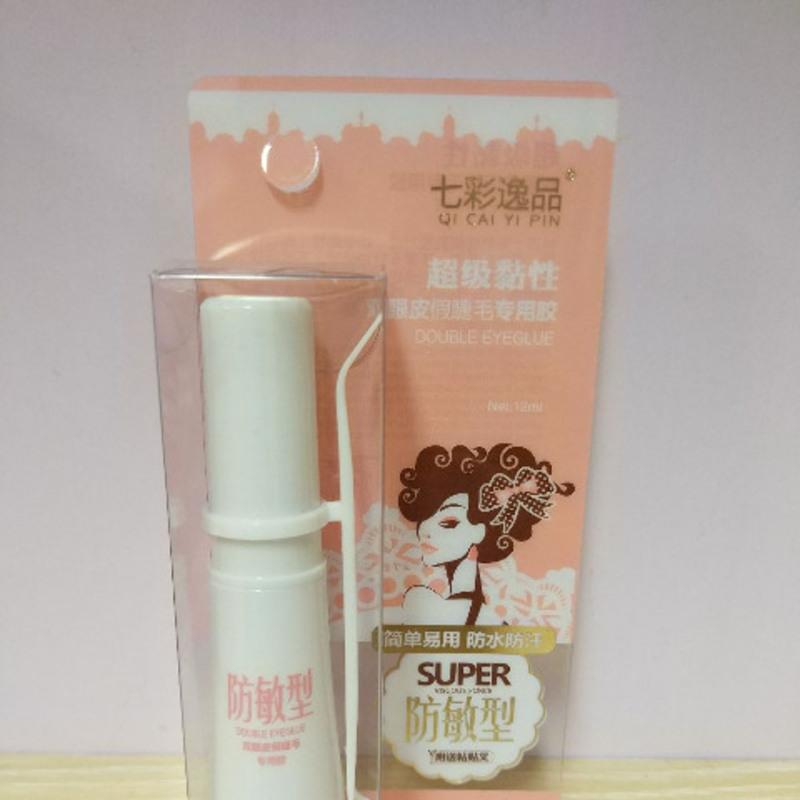 七彩逸品8802假睫毛双眼皮贴兩用胶水超粘防敏美瞳女生 单支装胶水