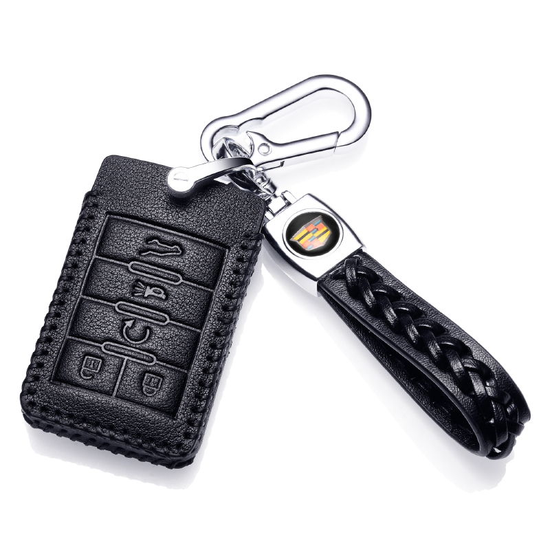 [补贴10%]适用于凯迪拉克SLS赛威钥匙套SRX XTS CTS 汽车真皮老款钥匙包扣汽车钥匙包