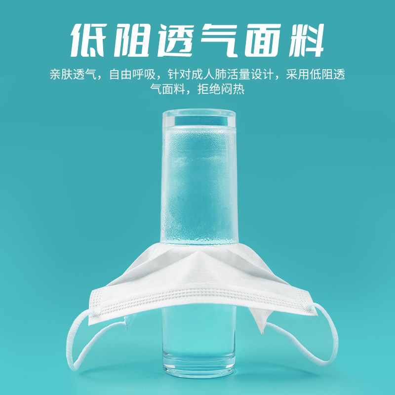医用外科口罩医生专用一次性医疗夏季透气三层口罩单独立包装-白色独立pe装50只
