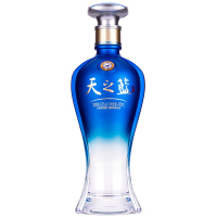 洋河(YangHe)天之蓝42度480mL×4瓶整箱装 蓝色经典 洋河官方旗舰店 浓香型白酒