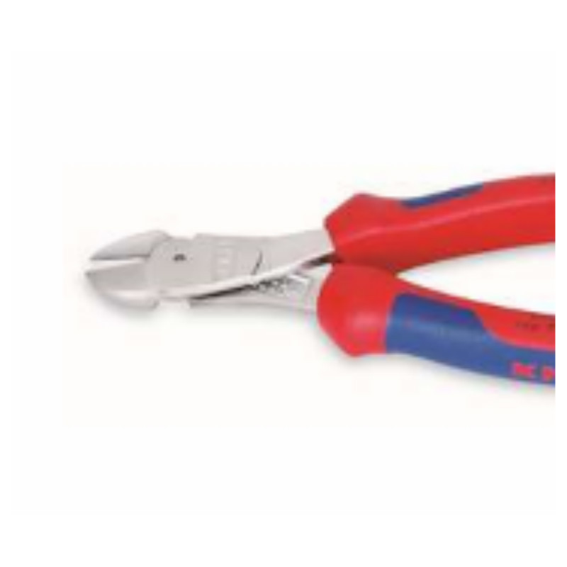 凯尼派克 KNIPEX 74 05 160160mm省力型斜口钳(镀铬头,双色双重材料手柄)