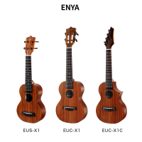 enya恩雅X1C尤克里里23寸初学者混合全单板小吉他女男入门ukulele