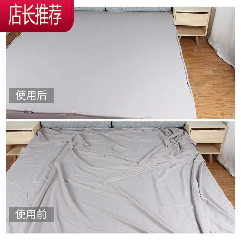 床单固定器夹子床垫防滑家用被子被单凉席隐形无针无痕防跑器 敬平 四季常规款 黄色[12个装] 数量多 实惠整理用具