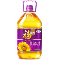 （厂家直营店）福临 食用油 压榨一级充氮保鲜葵花籽油4L 中粮出品客户