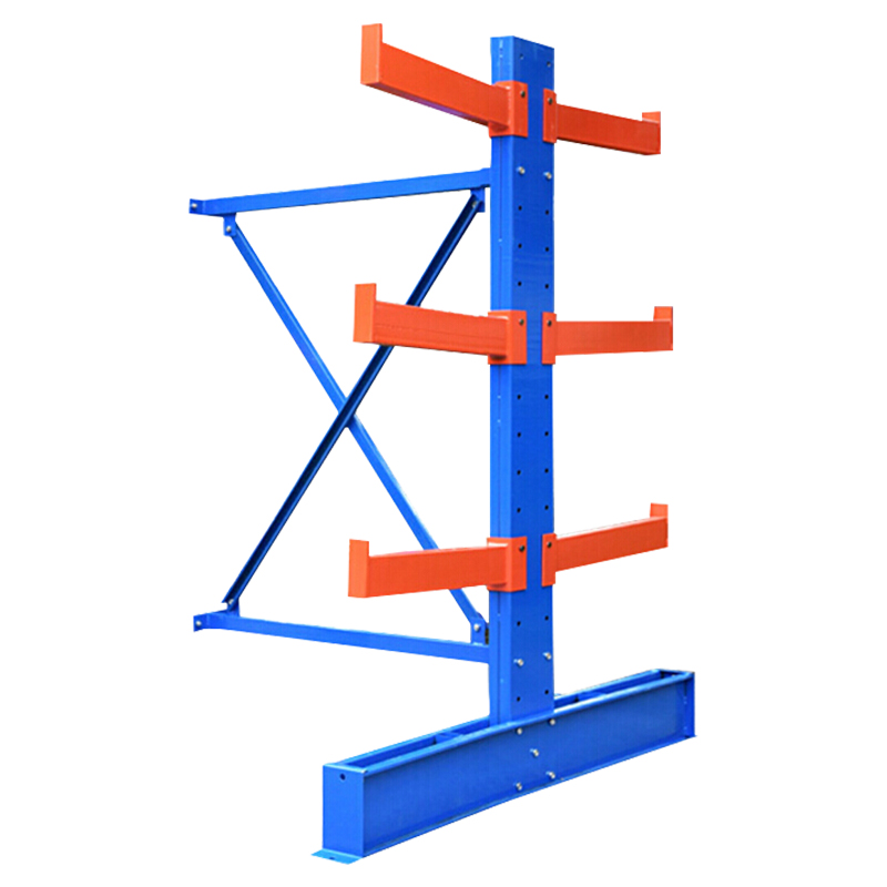 臻远ZY-XBS-02悬臂式重型货架仓库厂房货架承载300KG/臂双臂三层副架臂长65cm