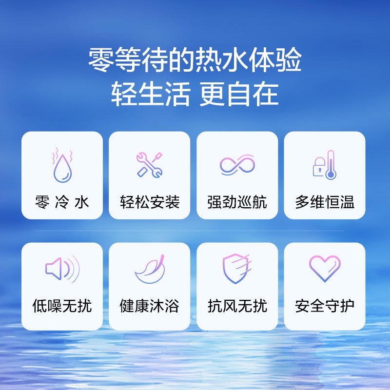 A.O.史密斯年轻时尚系列品牌-佳尼特16升燃气热水器JSQ31-TJ零冷水恒温 燃气热水器零冷水高清大图