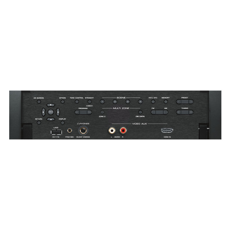 雅马哈(YAMAHA) RX-V1083 家庭影院影音AV蓝牙功放4K全景声7.1声道多声道功放 黑色