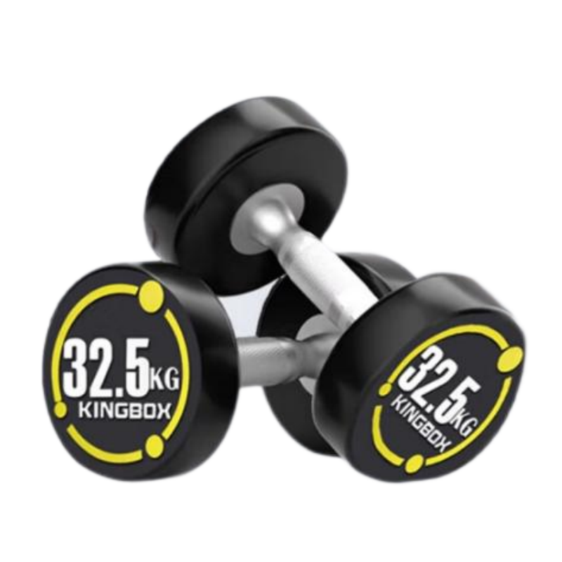 戎胜达 包胶固定哑铃 男士练臂肌32.5kg*1 5974