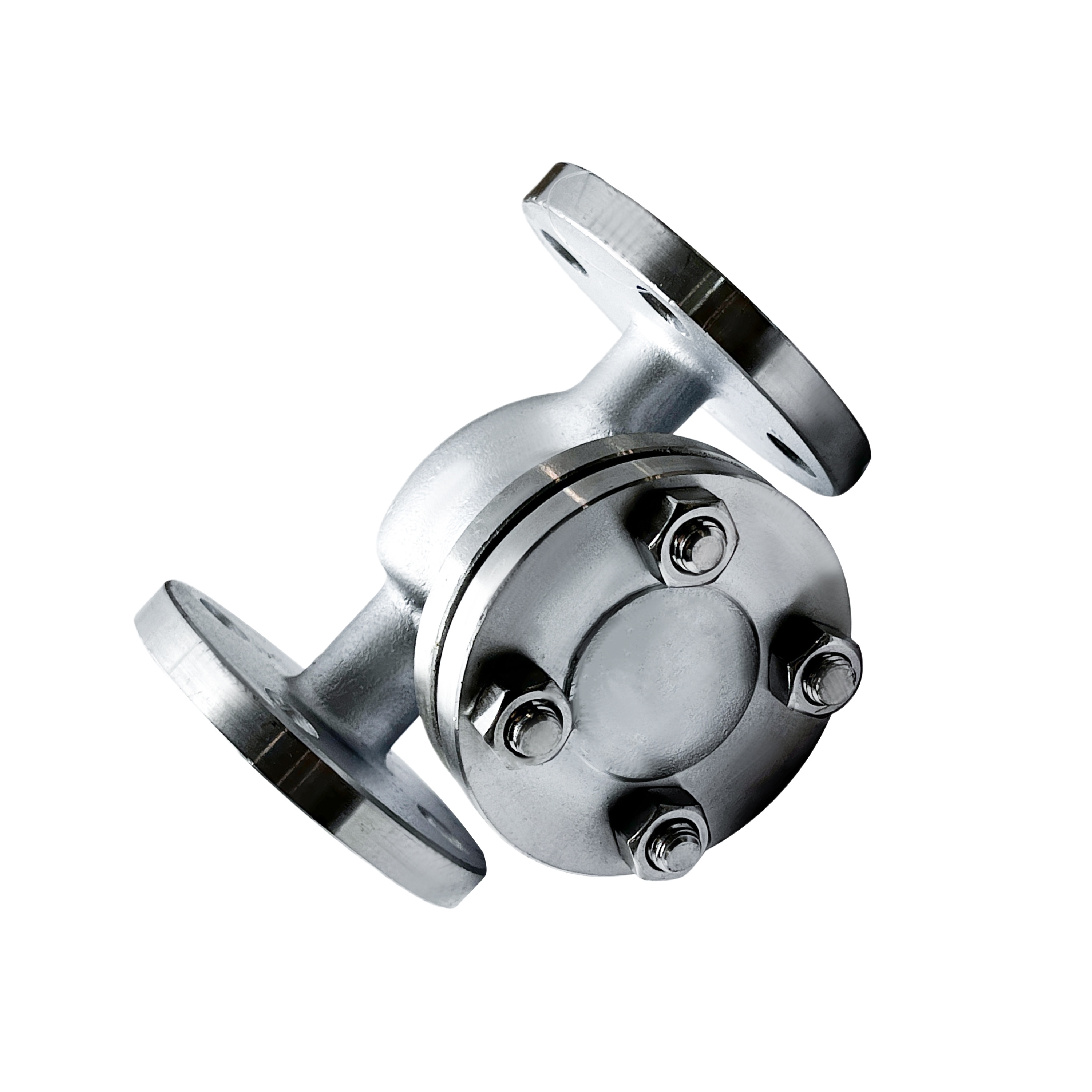 杉外山 304不锈钢旋启式法兰止回阀 个高清大图