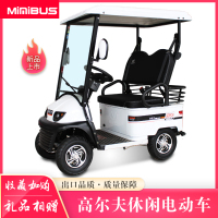 小巴士E600四轮代步车高尔夫助力车老年人电动车旅行观光电瓶车