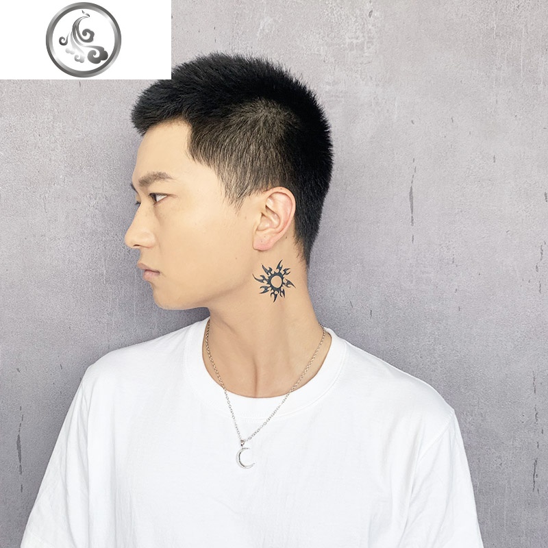 项链男女中性情侣金属银色弦月亮牙简约时尚个性日韩嘻哈锁骨链 JiMi高清大图