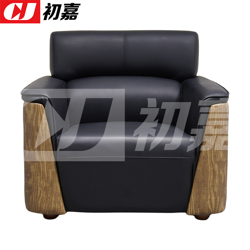 初嘉(CJ)办公沙发会客接待沙发 西皮1+1+3组合