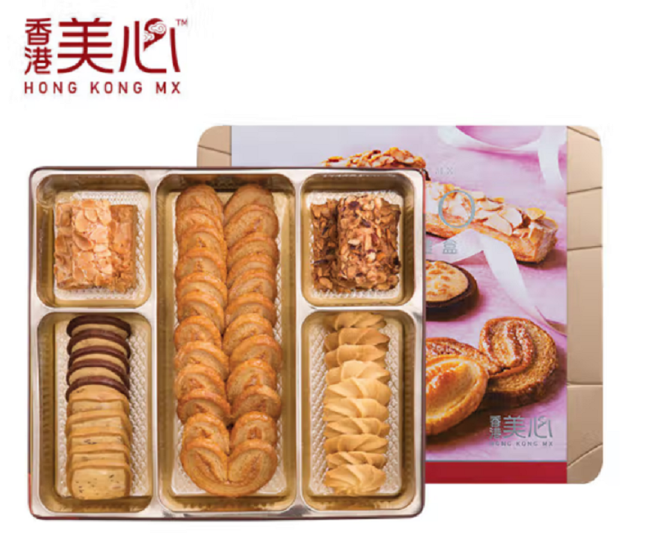 美心松脆三重奏什锦饼干糕点 331g(礼盒装)(单位:盒)