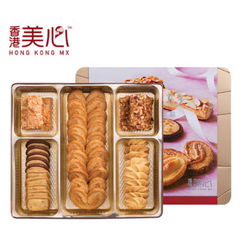 美心松脆三重奏什锦饼干糕点 331g(礼盒装)(单位:盒)