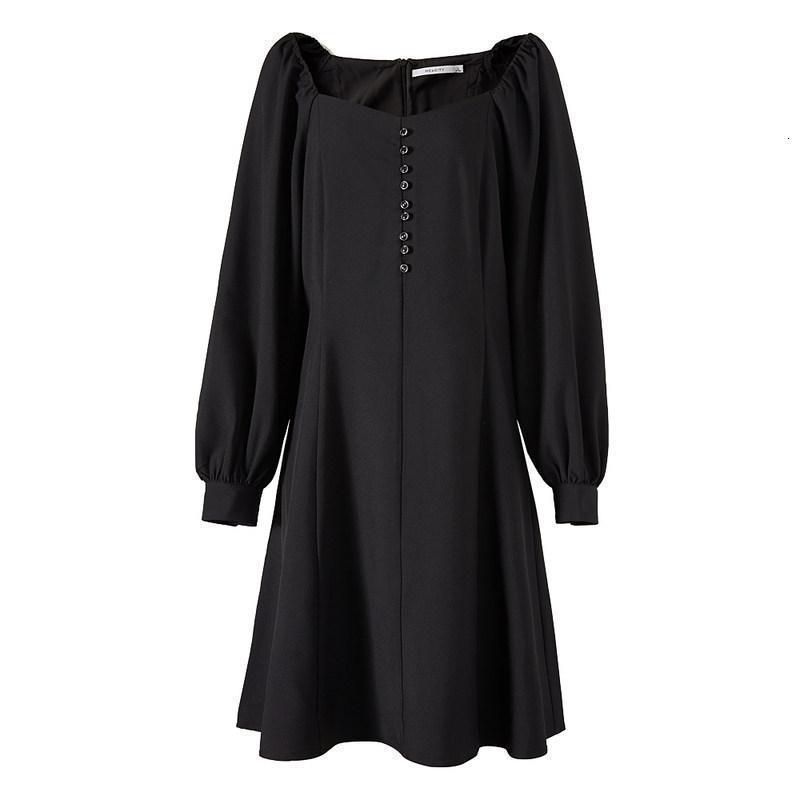 [2件2折价:78]MECITY女装春季新款优雅舒适简约可爱高腰休闲梭织连衣裙女