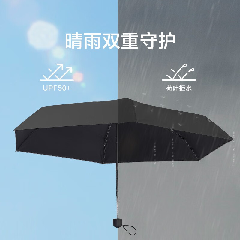 蕉下 口袋系列五折伞(宛鹤)高清大图