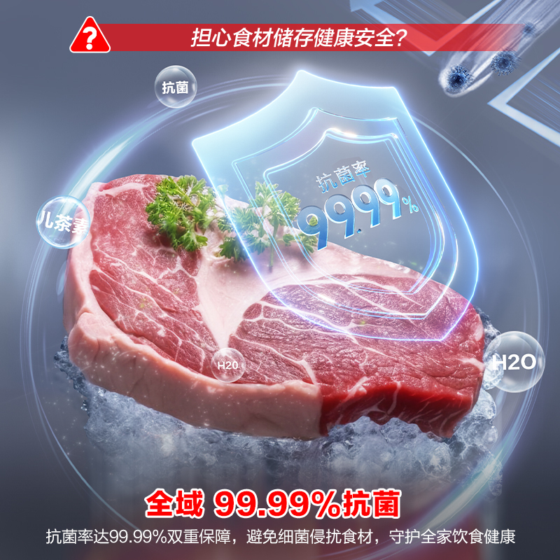 容声(Ronshen)205升 顶开门冰柜 节能低霜 单温冰箱 家用商用卧式冷柜一级能效 国补 BD/BC-205MB