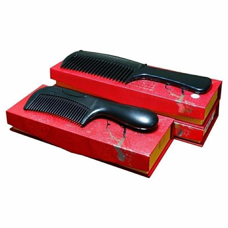 东施帛一代量子神梳专利二代免洗头空心梳子保健按摩去屑梳二代黑色裸