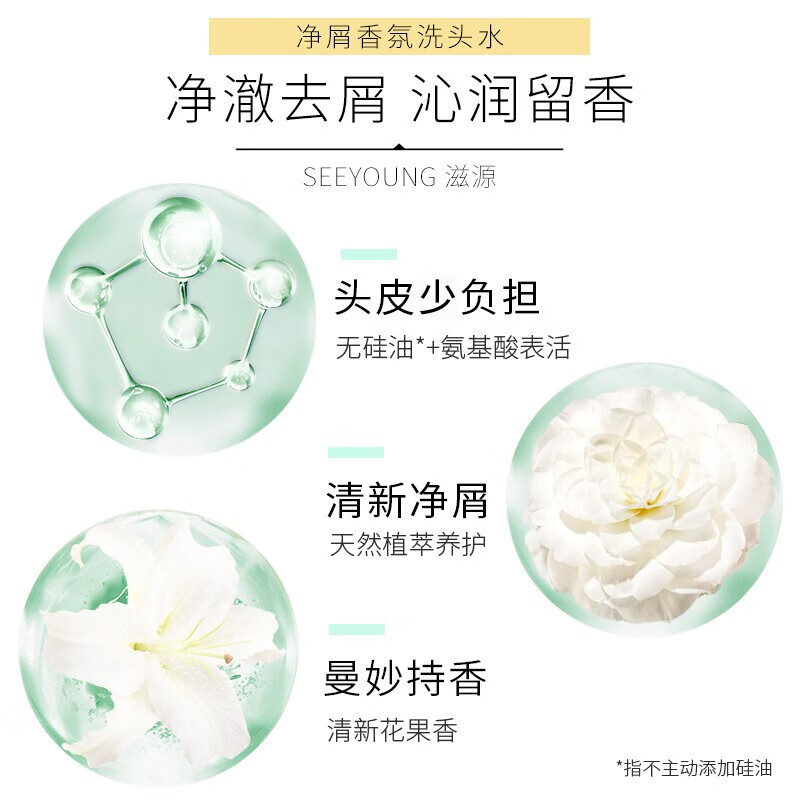 滋源(seeyoung) 森林曦风 净屑香氛 535ml 洗发水 (计价单位:瓶)高清大图