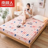 南极人床笠夹棉床垫加厚床罩单件床垫套保护套床套床单罩_1 200*220cm【夹棉床笠】 透气升级款【桃花朵朵】LHF