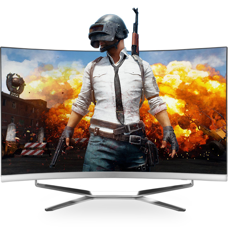 世纪之星 27英寸曲面一体机电脑 窄边框 酷睿i7/GTX1050 D5独显/8GB内存/256GB固态 家用办公娱乐游戏学生台式一体机电脑 台式机 电脑一体机 内置无线WIFI