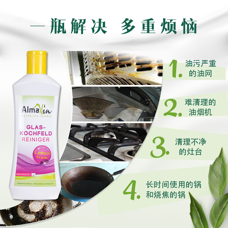 德国进口吸抽油烟机清洗剂厨房清洁剂强力去油污重油除垢拆洗家用清洁剂