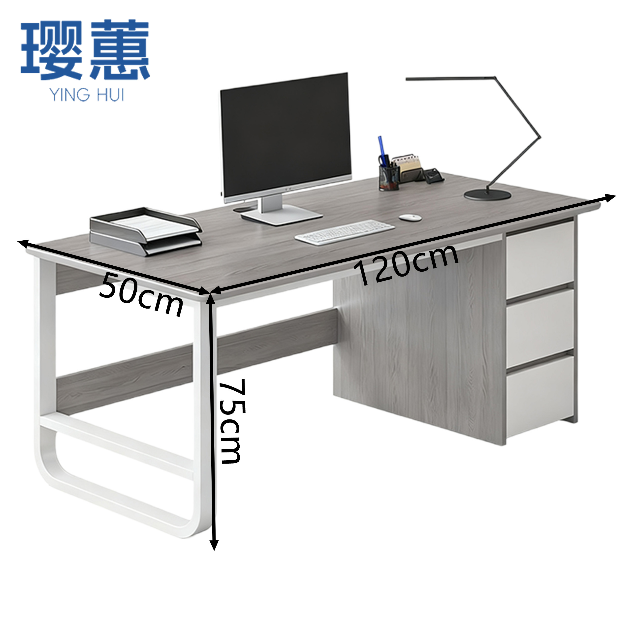 璎蕙 书桌 单人 张高清大图